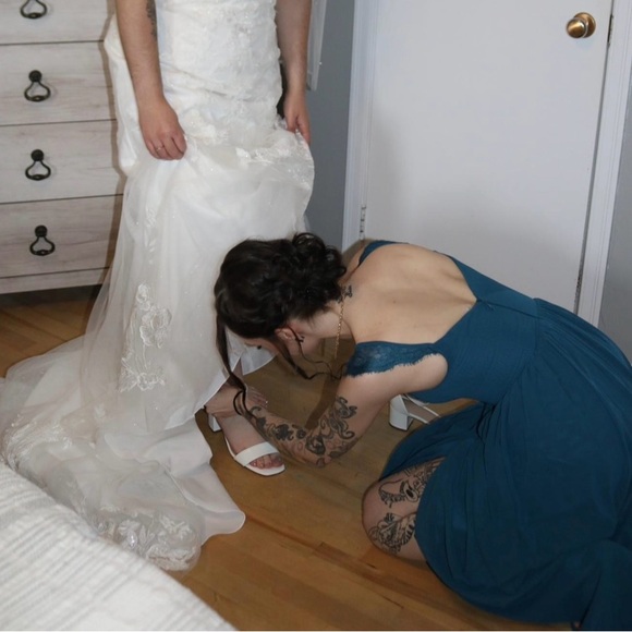 Azazie Bridesmaid dress, size 0 - Picture 2 of 2